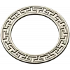 Greek-Key Round Frame - STL 3D Model for CNC Milling