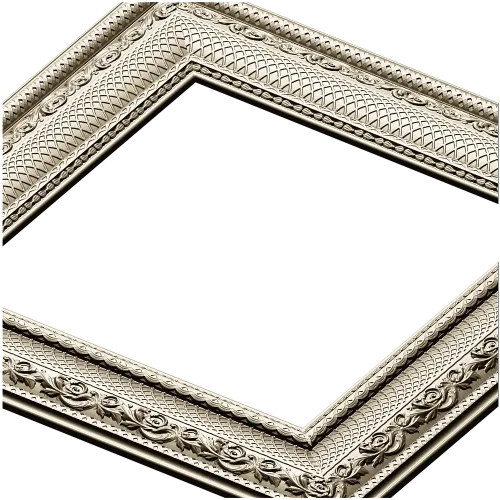 Ornate Square Frame STL - Detailed 3D Model for CNC
