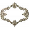 Sunflower Rococo Frame - STL 3D model for CNC milling