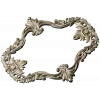 Sunflower Rococo Frame - STL 3D model for CNC milling