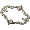 Sunflower Rococo Frame - STL 3D model for CNC milling