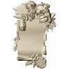 Yuletide Scrollframe - Christmas CNC STL Relief