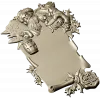 Yuletide Scrollframe - Christmas CNC STL Relief