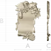 Yuletide Scrollframe - Christmas CNC STL Relief
