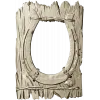 Rustic horseshoe plank frame STL for CNC milling