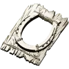 Rustic horseshoe plank frame STL for CNC milling