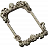 Rococo shell frame - detailed STL 3D model for CNC milling