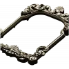 Rococo shell frame - detailed STL 3D model for CNC milling