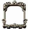 Rococo shell frame - detailed STL 3D model for CNC milling