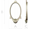 Baroque Oval Frame STL for CNC Milling