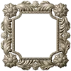 Floral Acanthus Square Frame STL 3D Model for CNC