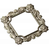 Floral Acanthus Square Frame STL 3D Model for CNC