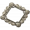 Floral Acanthus Square Frame STL 3D Model for CNC