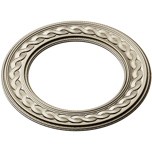 Braided Halo Round Frame - STL 3D model for CNC