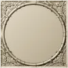 Bamboo Circle Relief Panel - STL 3D model for CNC