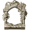 Draconic Gate archway STL for CNC