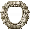 Baroque Ribbon Frame - STL 3D model for CNC