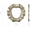 Baroque Ribbon Frame - STL 3D model for CNC