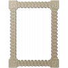 Baroque Beaded Decorative Frame - STL 3D model for CNC