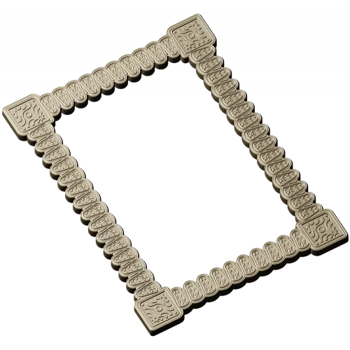 Baroque Beaded Decorative Frame - STL 3D model for CNC