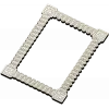 Baroque Beaded Decorative Frame - STL 3D model for CNC