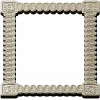 Baroque Beaded Decorative Frame - STL 3D model for CNC