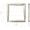 Рамка с торсионным рельефом - STL 3D модель для ЧПУ