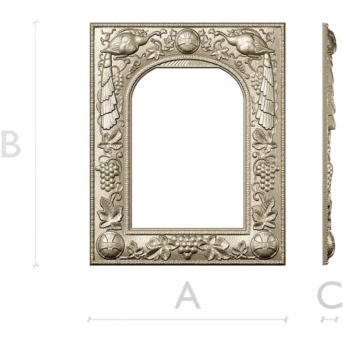 Grapevine Arch Frame - STL 3D model for CNC