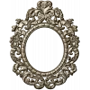 Ornamental Baroque Oval Frame STL for CNC Milling