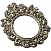 Ornamental Baroque Oval Frame STL for CNC Milling