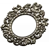 Ornamental Baroque Oval Frame STL for CNC Milling