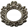 Ornamental Baroque Oval Frame STL for CNC Milling