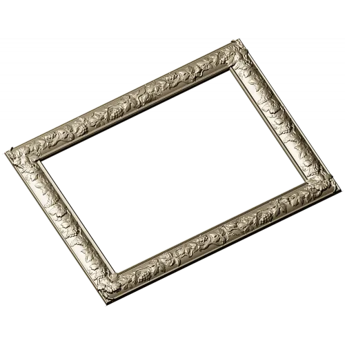 Baroque Vine Frame - ornamental STL 3D model for CNC