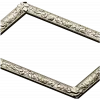 Baroque Vine Frame - ornamental STL 3D model for CNC