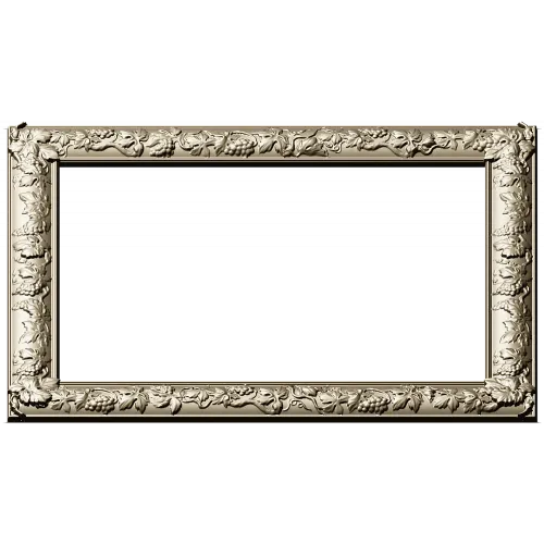 Baroque Vine Frame - ornamental STL 3D model for CNC