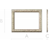 Baroque Vine Frame - ornamental STL 3D model for CNC