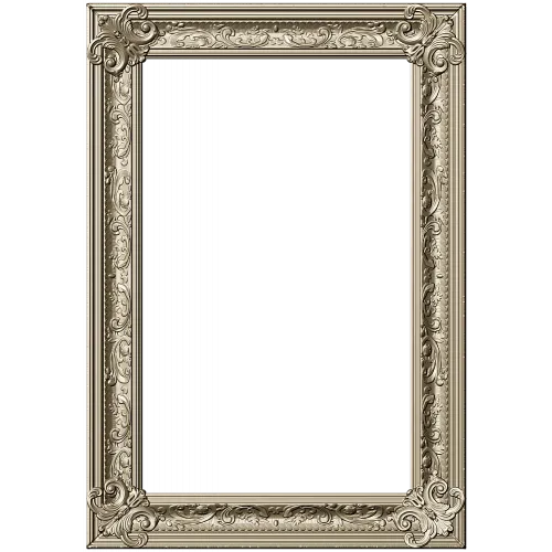 Baroque Acanthus Frame STL for CNC