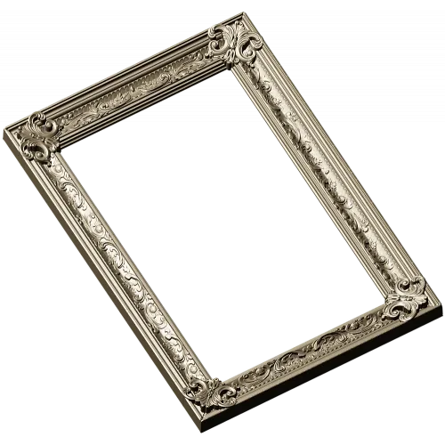 Baroque Acanthus Frame STL for CNC