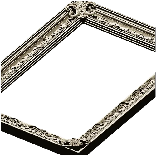 Baroque Acanthus Frame STL for CNC