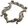 Rococo Shield Frame STL for CNC