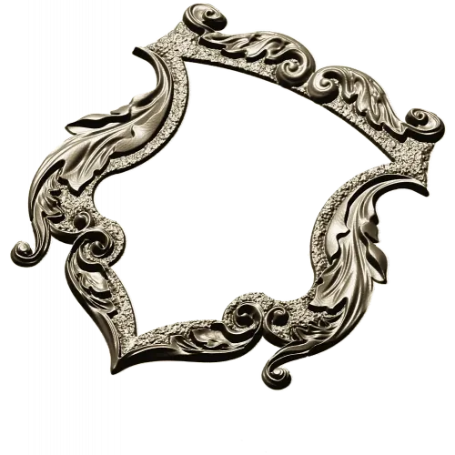 Rococo Shield Frame STL for CNC