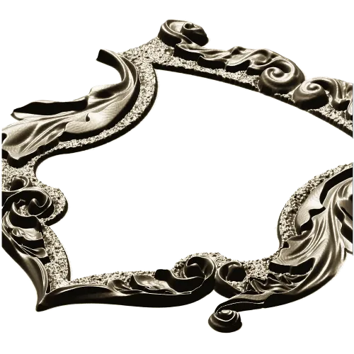 Rococo Shield Frame STL for CNC