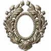 Ornate Acanthus Oval Frame - 3D STL for CNC
