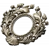 Ornate Acanthus Oval Frame - 3D STL for CNC
