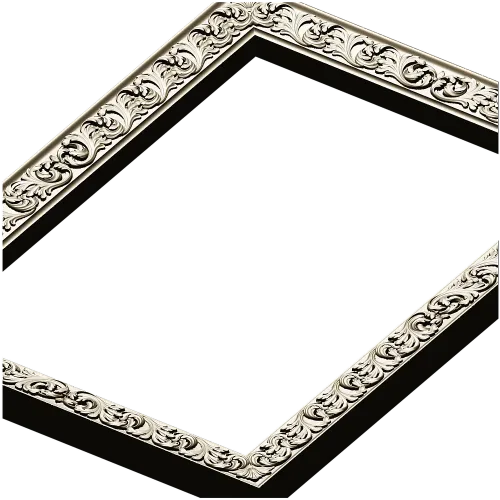 Regal Acanthus Frame - STL 3D model for CNC milling