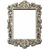 Ornate Rococo Frame STL for CNC Router and Wood Carving