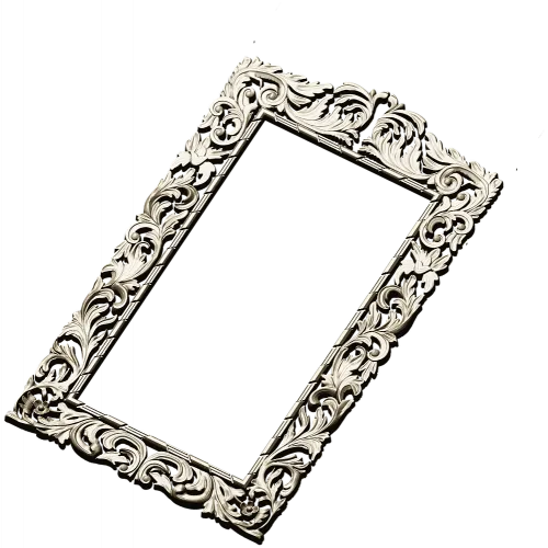 Baroque Acanthus Frame STL for CNC Milling