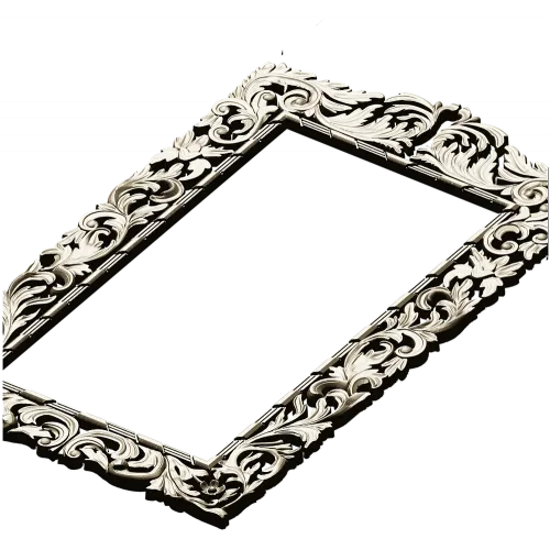 Baroque Acanthus Frame STL for CNC Milling