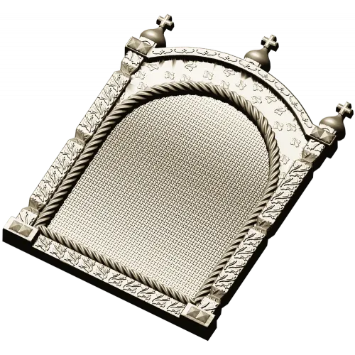 Arched Kiot Frame STL for CNC