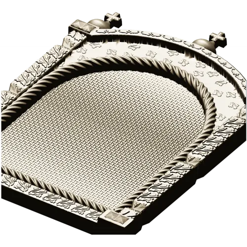 Arched Kiot Frame STL for CNC